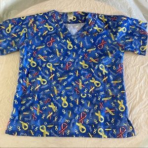 UA SCRUBS Nurse’s Uniform Scrub Top S